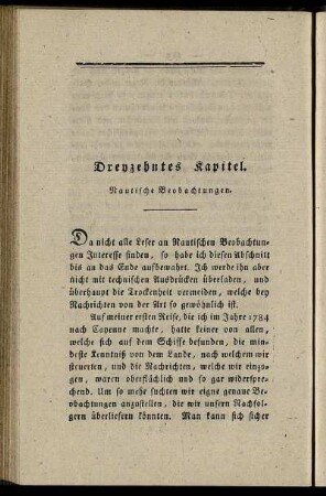 Dreyzehntes Kapitel. Nautische Beobachtungen