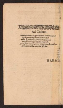 Ad Zoilum.