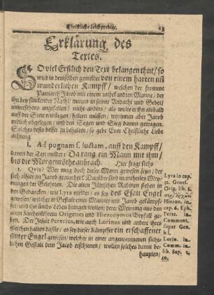 Erklärung des Textes.