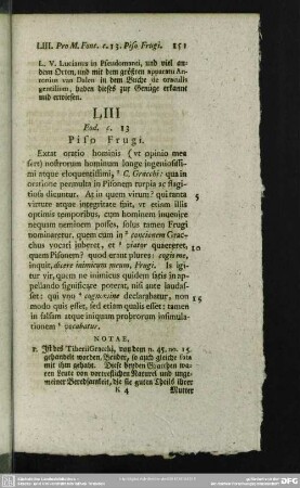LIII Eod. c. 13 Piso Frugi
