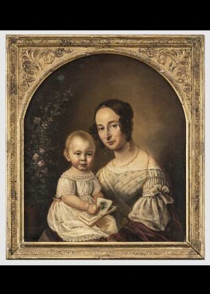 Mathieu, Emma: Porträt Louise Eyssenhardt und Sohn
