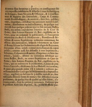 Extrait Des Registres Du Parlement : Du 7 Décembre 1756.