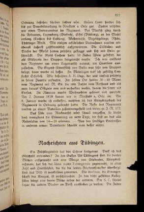 977-979, Nachrichten aus Tübingen