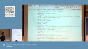 Using a Plone JSON API to interface modern Web Apps