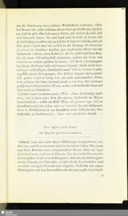 Von außen nach innen