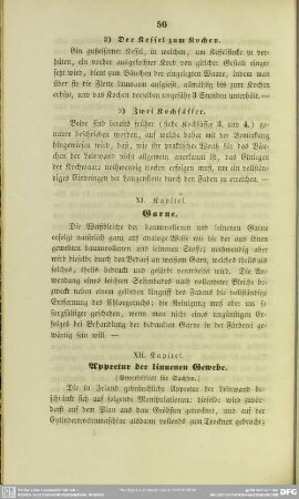 XII. Kapitel. Appretur der linnenen Gewebe