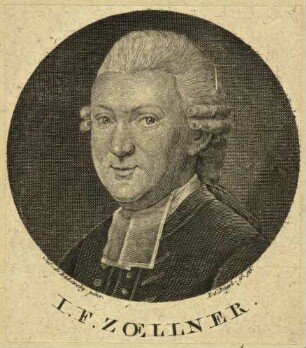 Lisiewska, Friederike Julie (Vorlage): Porträt Johann Friedrich Zöllner