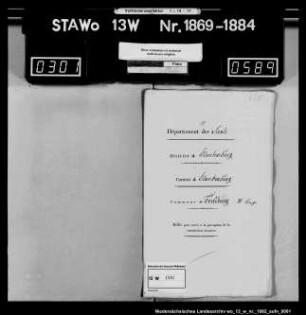 Exemtensteuer- Rolle der Commune Treseburg