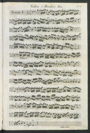 Violino o Hautbois I.mo