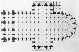 Einheitliche Planung des Dombaumeisters Gerhard (1257-1271), zurückgreifend auf die fünfschiffige Planung des ottonischen Vorgängerbaus (nach 1050)