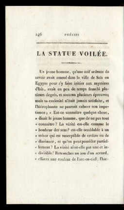 La Statue Voilée.