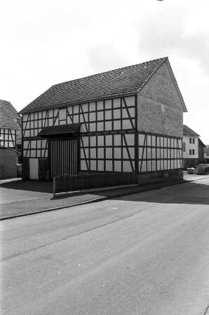 Scheune (Scheune, Fachwerk); Gemünden, Sehlener Straße 16