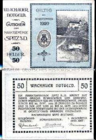 Spitz, Schönbühel, Wachau,Niederösterreich 10 Heller