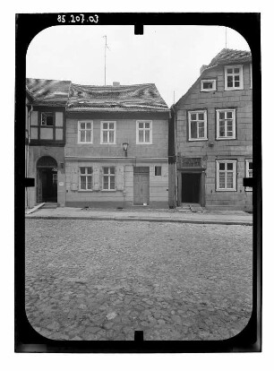 Perleberg, Kirchplatz, 4. Wohnhaus. Straßenfront