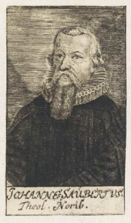 Bildnis des Johannes Saubertus