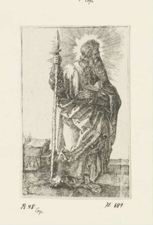 Apostel Thomas, aus: "Fünf Apostel"