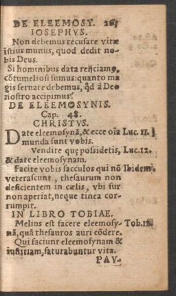 De Eleemosynis. Cap. 48.