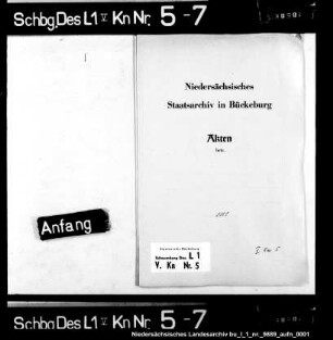 Warenlieferung nach Rodenberg (zum Amtshaushalt?)