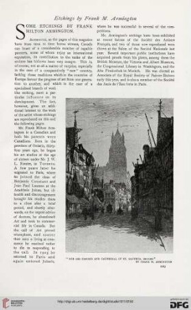 51: Some etchings by Frank Milton Armington