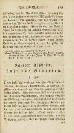 Fünfter Abschnitt. Luft und Gasarten