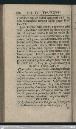 Index Poenarum