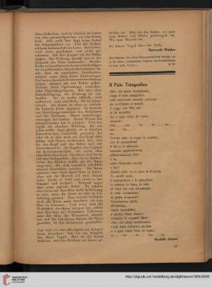 Il Palo Telegrafico