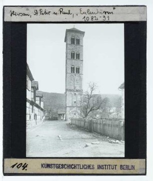 Hirsau, Klosterkirche, St. Peter und Paul : Sog. Eulenturm