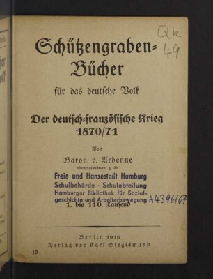 Der deutsch-französische Krieg 1870/71