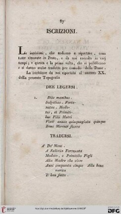 Iscrizioni