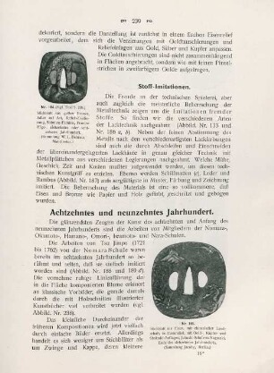 Achtzehntes und neunzehntes Jahrhundert