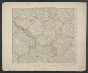 Karte von Deutschland, dem Königr. der Niederlande und der Schweiz : [Budweis, Passau]