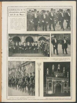 Celebración de la efemérides patria del 25 de Mayo