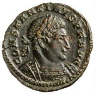Münze, Follis, Aes 2, 313 - 315 n. Chr.