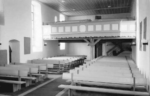 Betberg: Evangelische Kirche nach der Renovierung; Empore