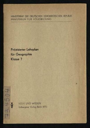 1973: Klasse 7