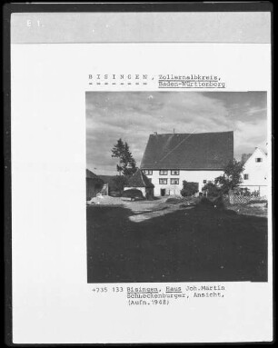 Haus Joh. Martin Schneckenburger