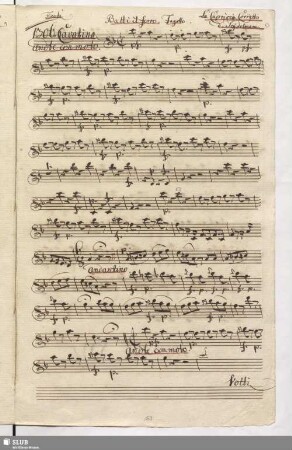 1306. Cavatina: Batti il ferro / Seydelmann, F.