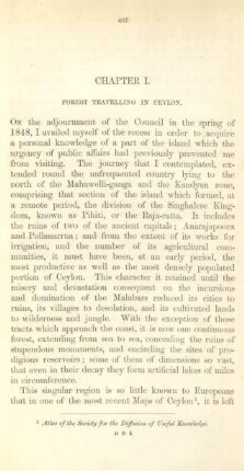 Chapter I. Forest travelling in Ceylon