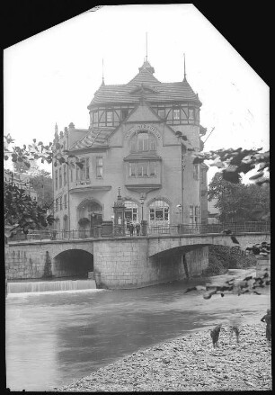 Aue. König Albert Brücke und das Muldental