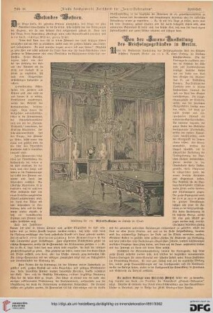 Von der Innen-Ausstattung des Reichstagsgebäudes in Berlin