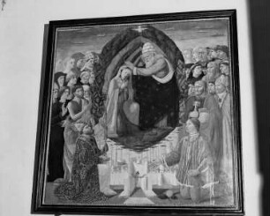 Marienkrönung mit Heiligen