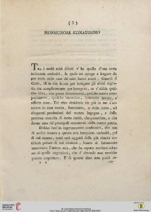 Monsignore Stimatissimo