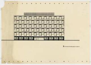 Wohnhäuser Uhlandstraße 39 / Lietzenburger Straße 40, Berlin-Wilmersdorf: Ansicht 1:100