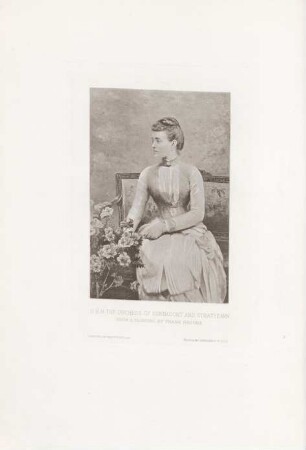 H.R.H. The duchess of Connaught and Statheran from a painting by Frank Brooks