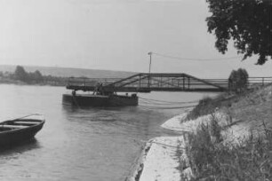 Landebrücke der Fähre Nierstein - Oppenheim-Kornsand/Rhein