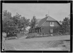 Café "Am Hochmoor", Inhaber J. Mai Zinnwald-Georgenfeld (Osterzgebirge)