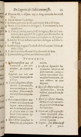 [Caput II. Quotuplex sit Legatum & Fideicommissum & quæ inde utilitates]