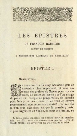 Les epistres