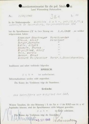 Hahn, Mathilde