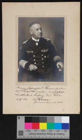 Portraitfoto von [Generaladmiral] Raeder